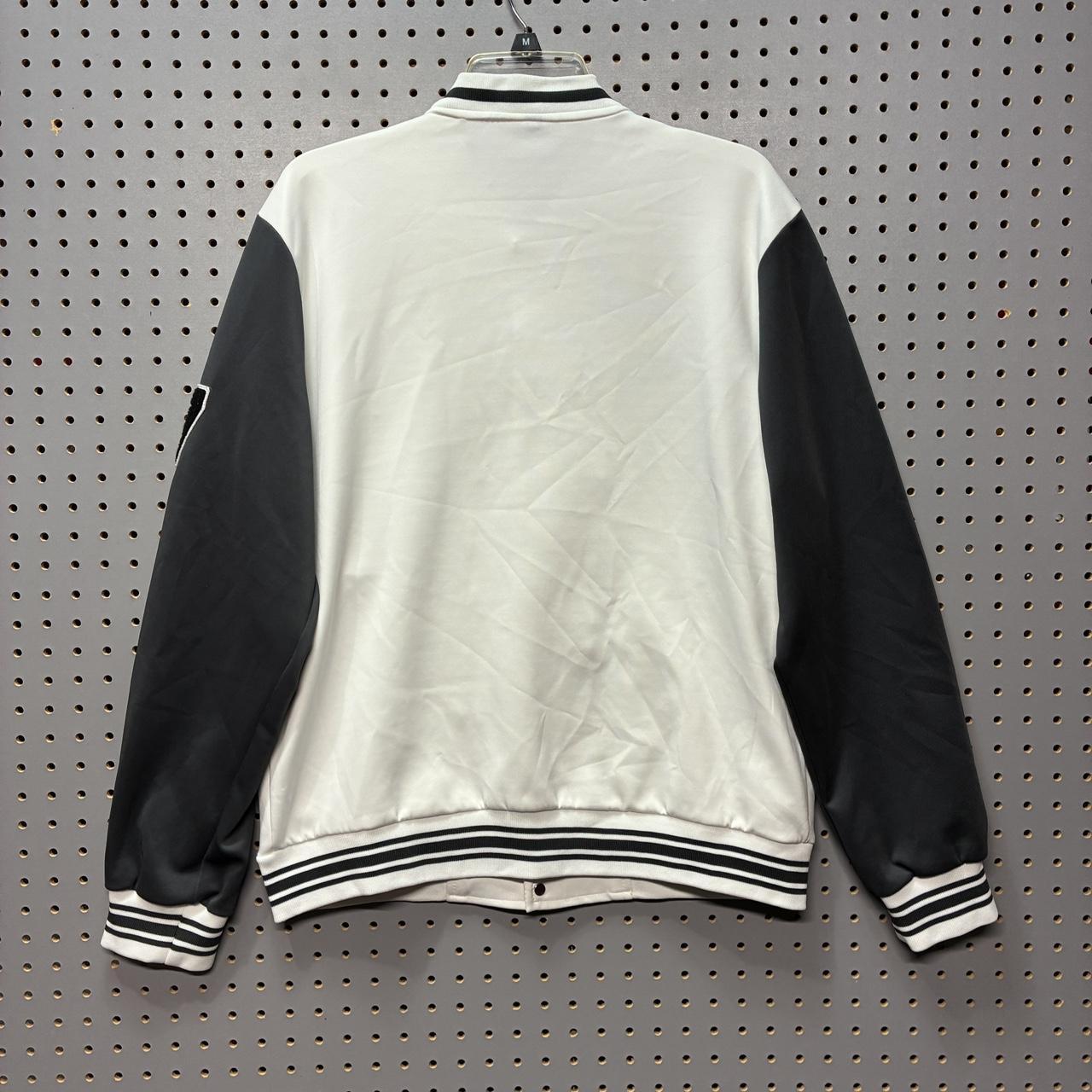 Source Unknown Men's Varsity Jacket - White/Black… - image 4