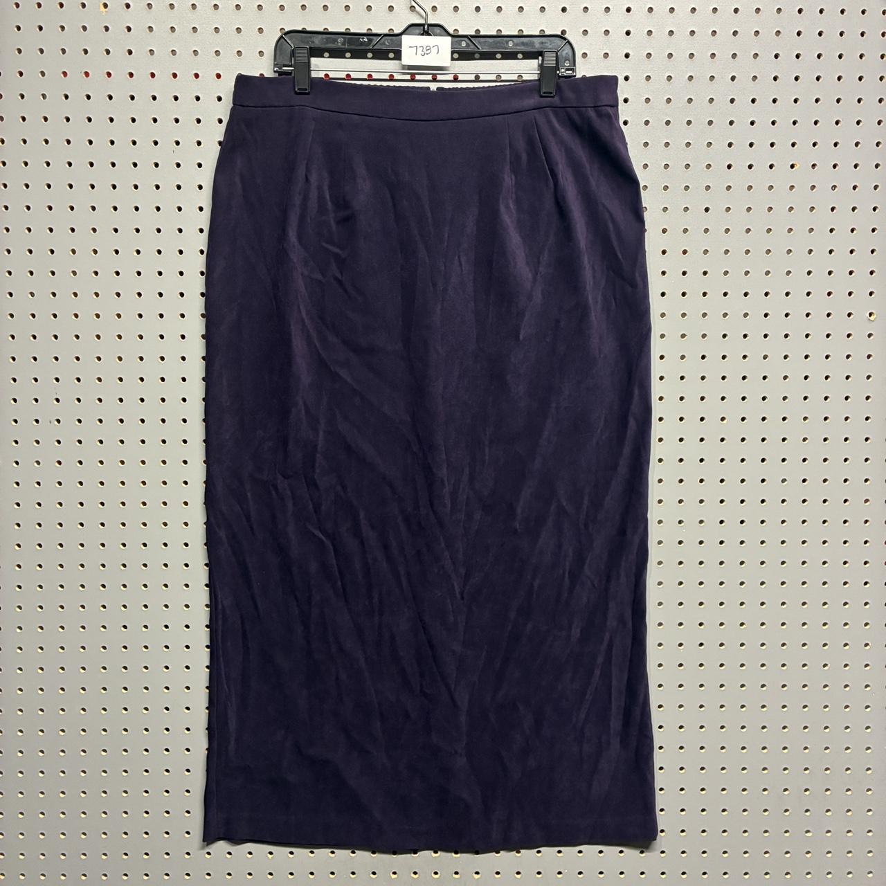 Source Unknown Women's Maxi Skirt - Purple/Navy -… - image 1