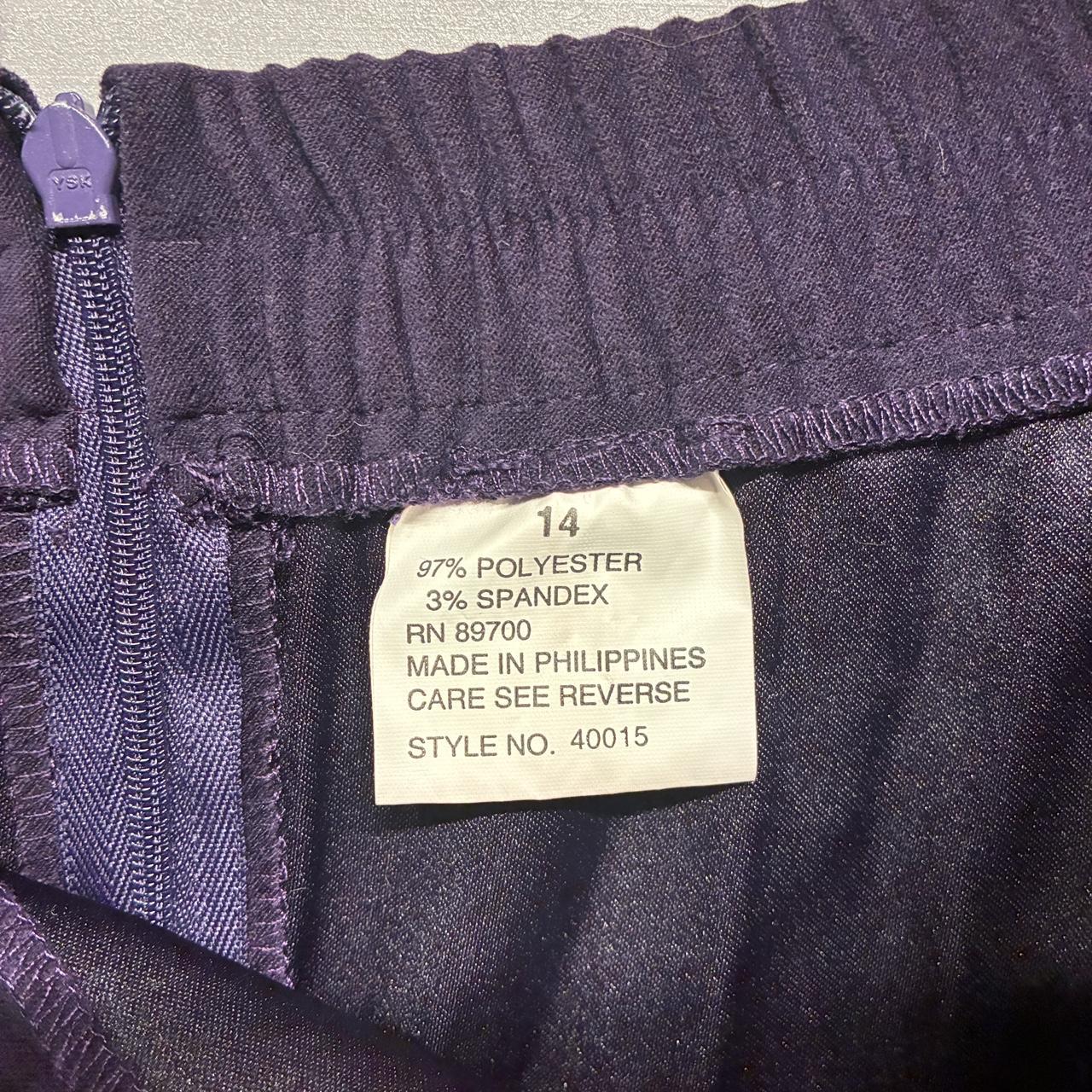 Source Unknown Women's Maxi Skirt - Purple/Navy -… - image 6