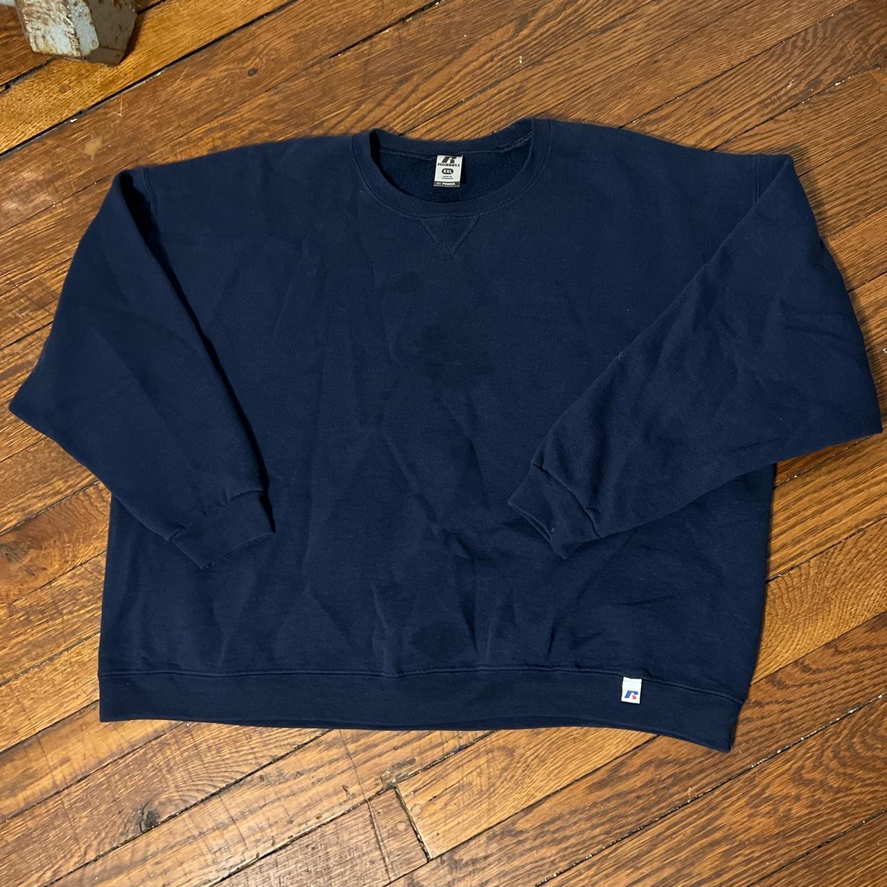 Men's Navy Sweatshirt | Depop