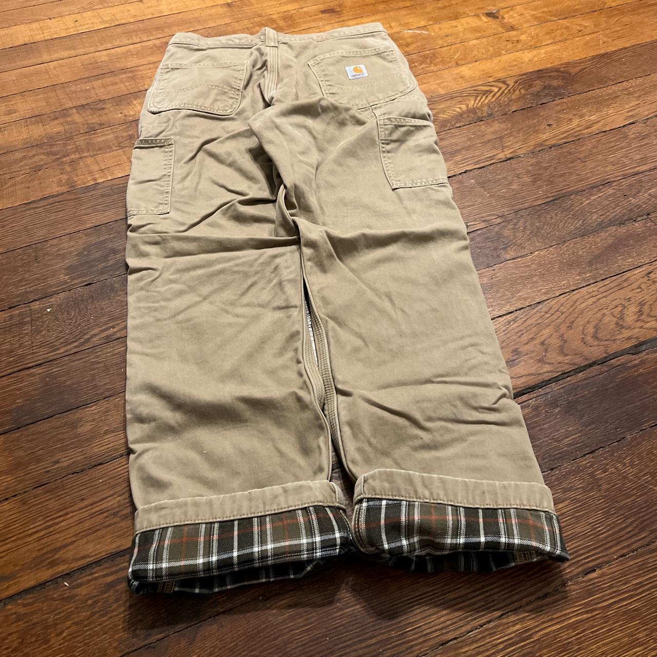 Vinatge Y2k Carpenter Carhartt Insulated Pants Size... Depop
