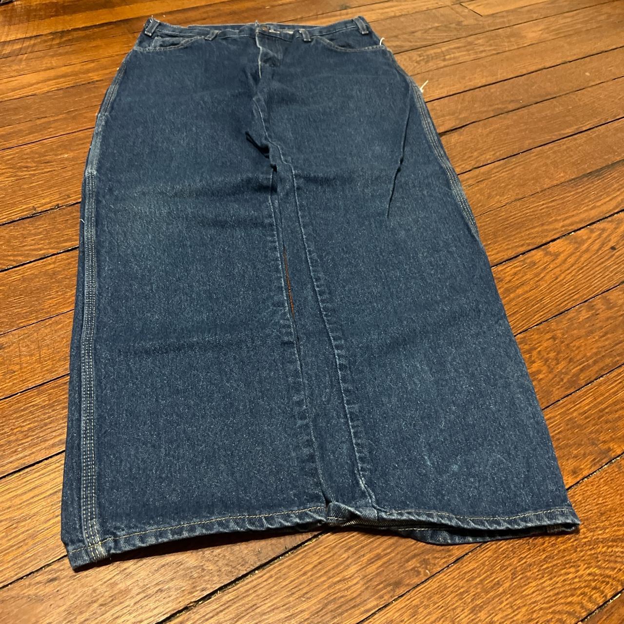 Vintage Y2k Baggy Carpenter Dickies Jeans Size 32W... - Depop