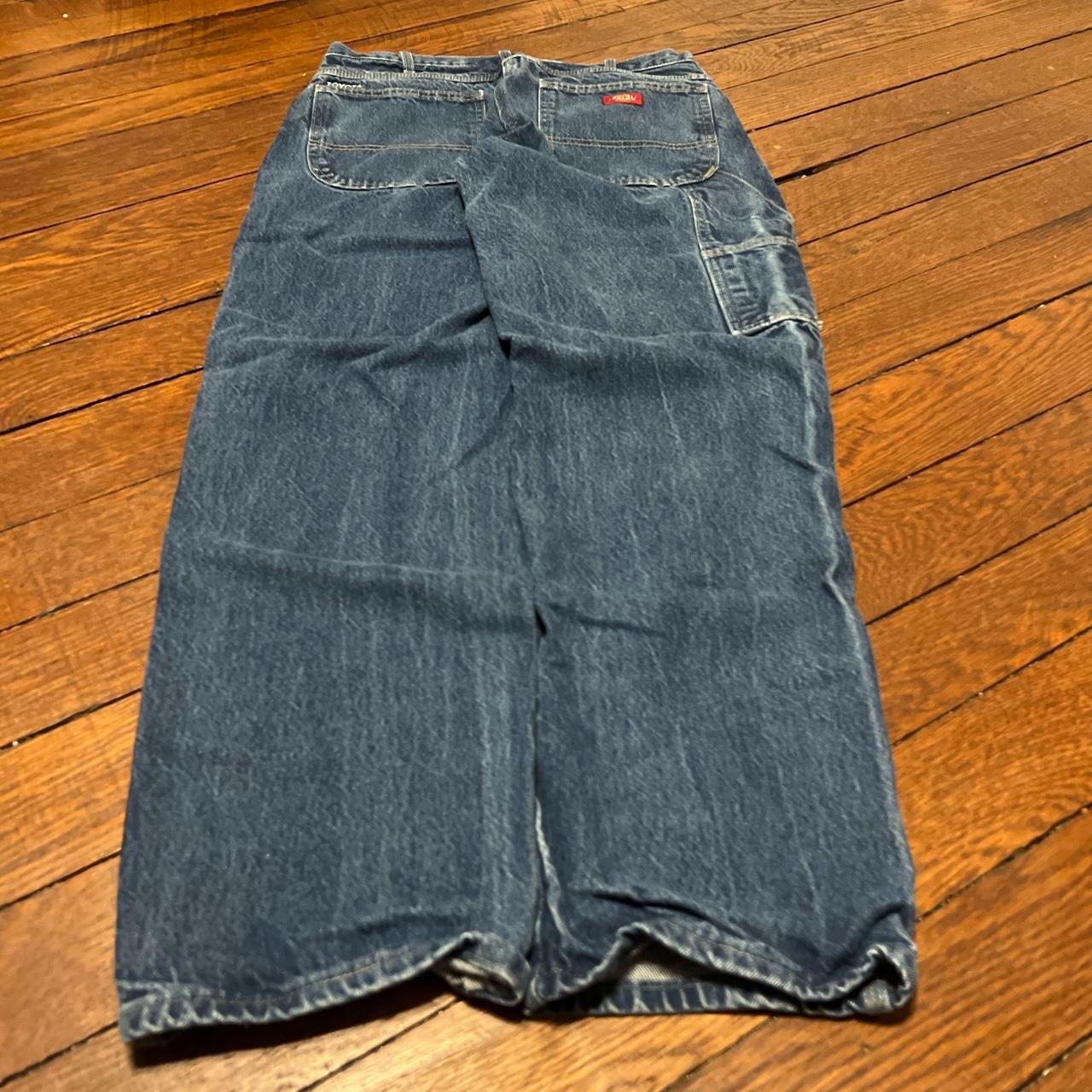 Vintage Y2k Baggy Carpenter Dickies Jeans Size 32W... - Depop