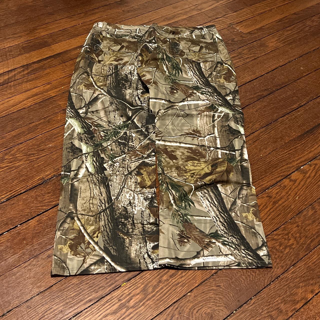 Vintage Y2k Baggy Realtree Camo Jeans Size 38w - Depop