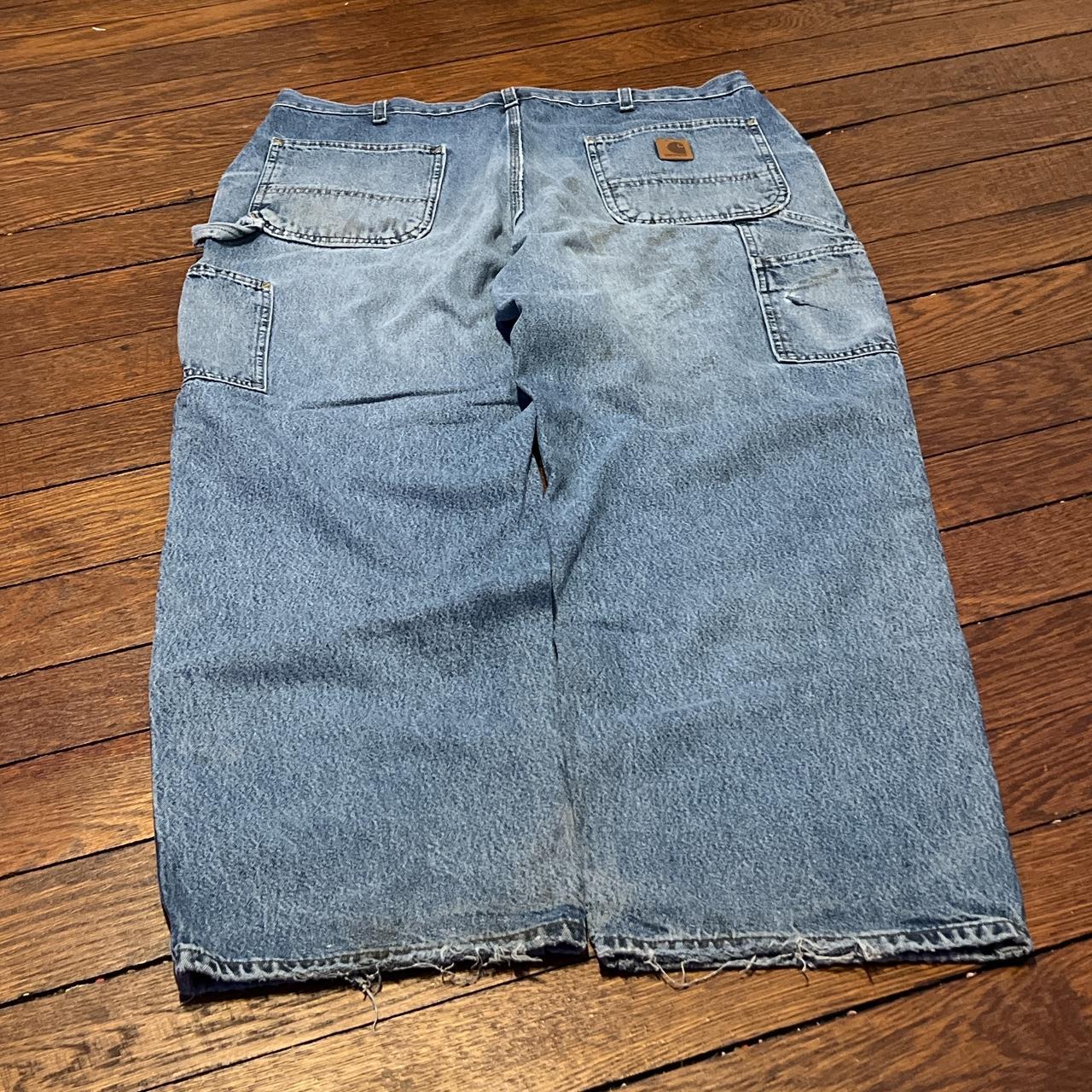 Vintage Y2k Baggy Carhartt Carpenter Jeans Size 38W... - Depop