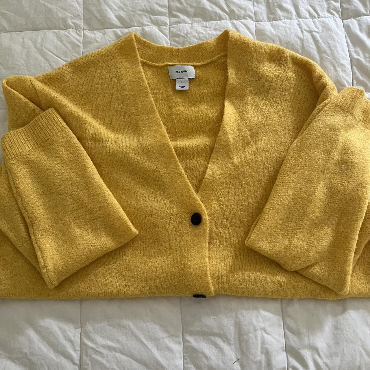 Super cute yellow cardigan from old navy. Great