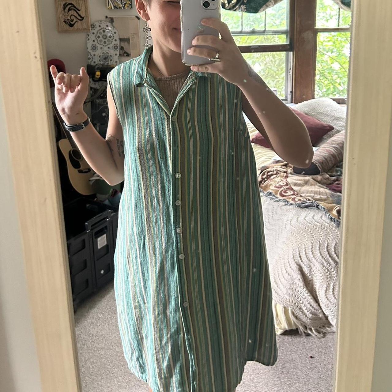 Such a cute summer button up dress! By the brand... - Depop