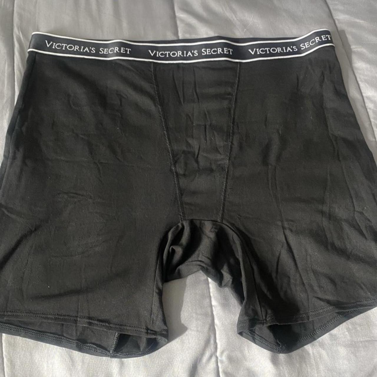 NWT Victoria Secret Black Boy Brief / Slip - size XXL