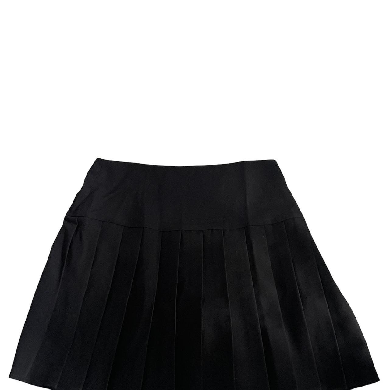 2023 Y2K American Retro Women Black Ruched Pleated High Waist Mini Skirt Side Pockets A-line Short Saia Skirt Cool Girl