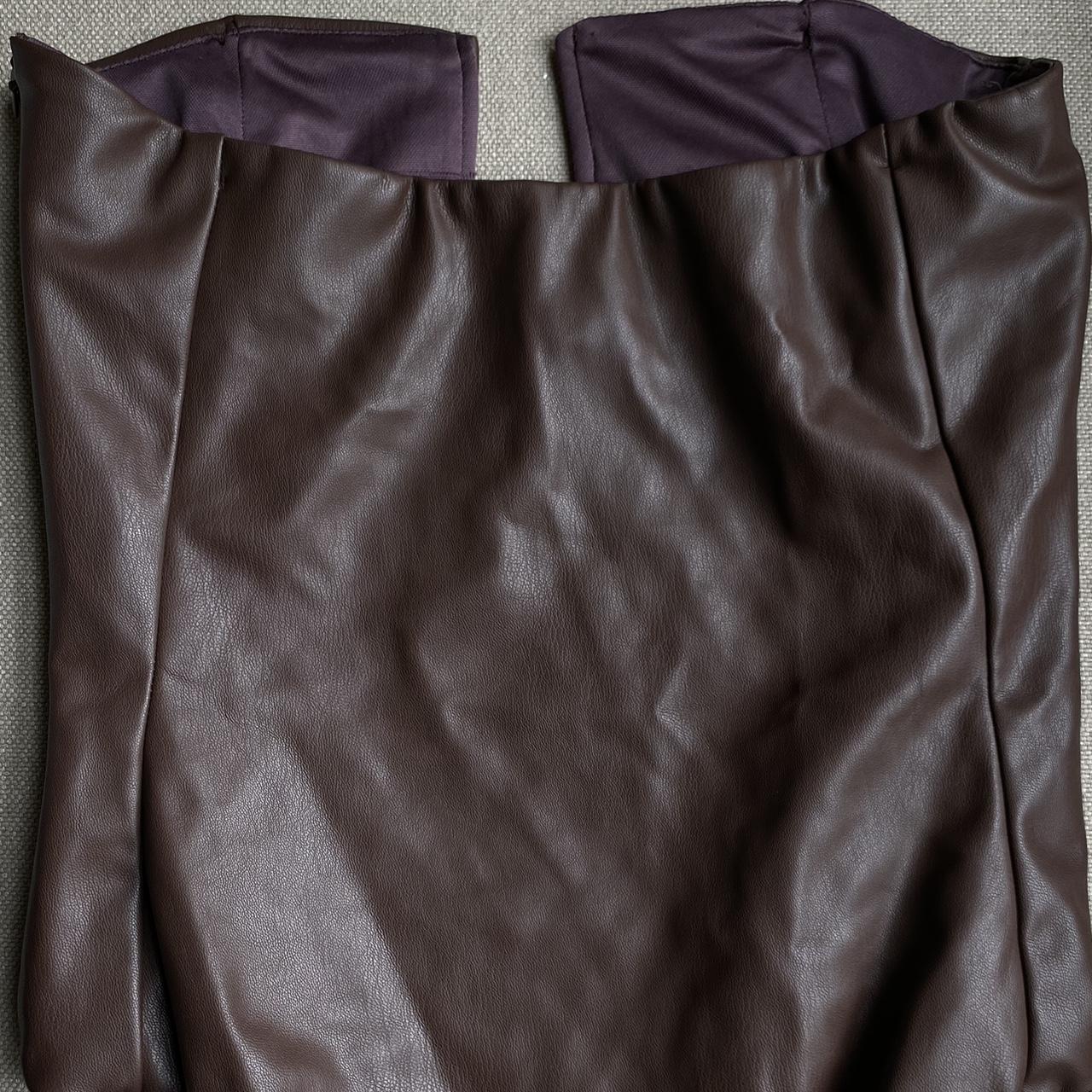 Zara leather bodysuit * pants and blazer... Depop