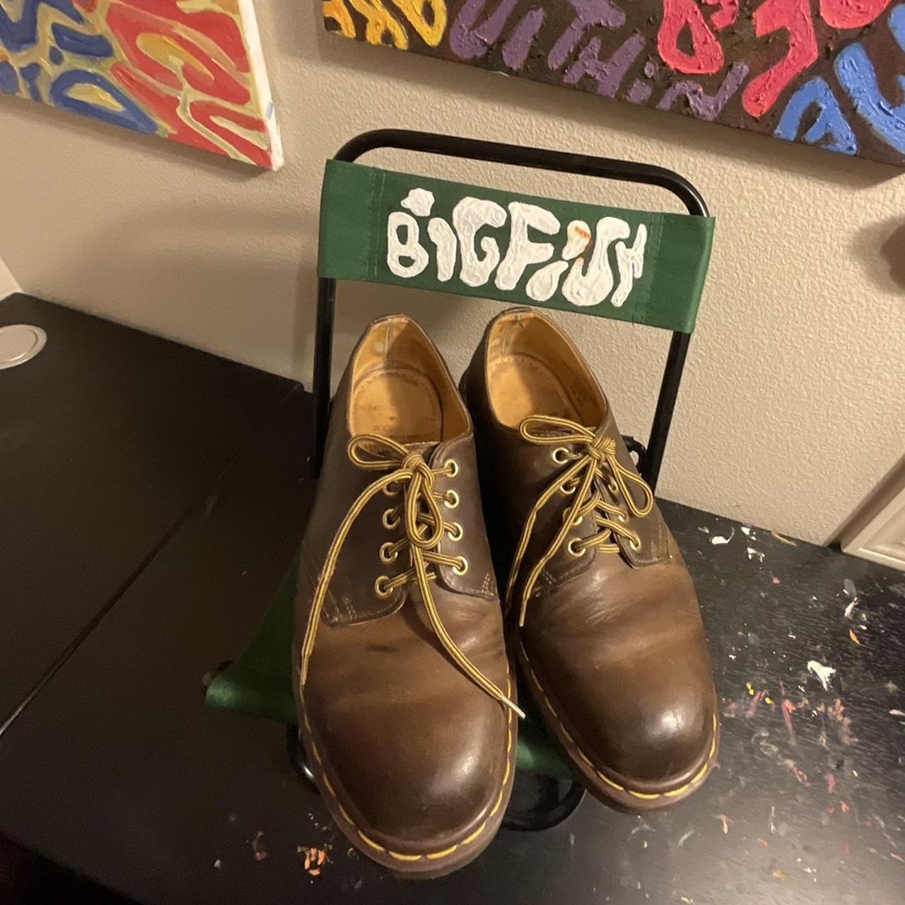 Doc Marten 1461 Crazy Horse Leather Shoes Size 9... Depop