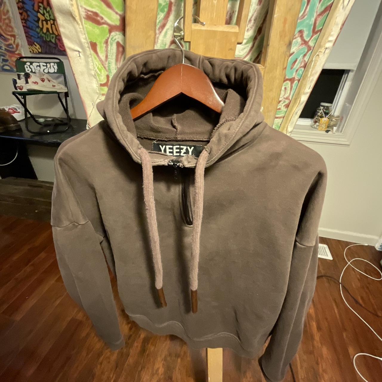 yeezy season 1 half zip hoodie