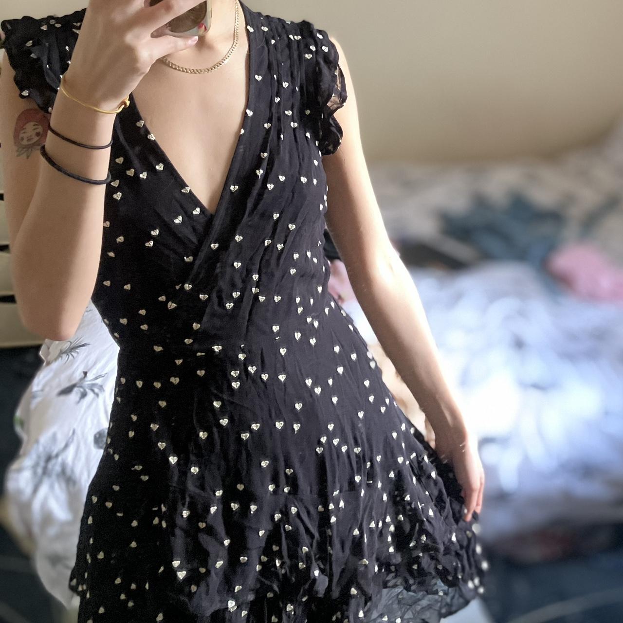 All saints polka dot dress best sale