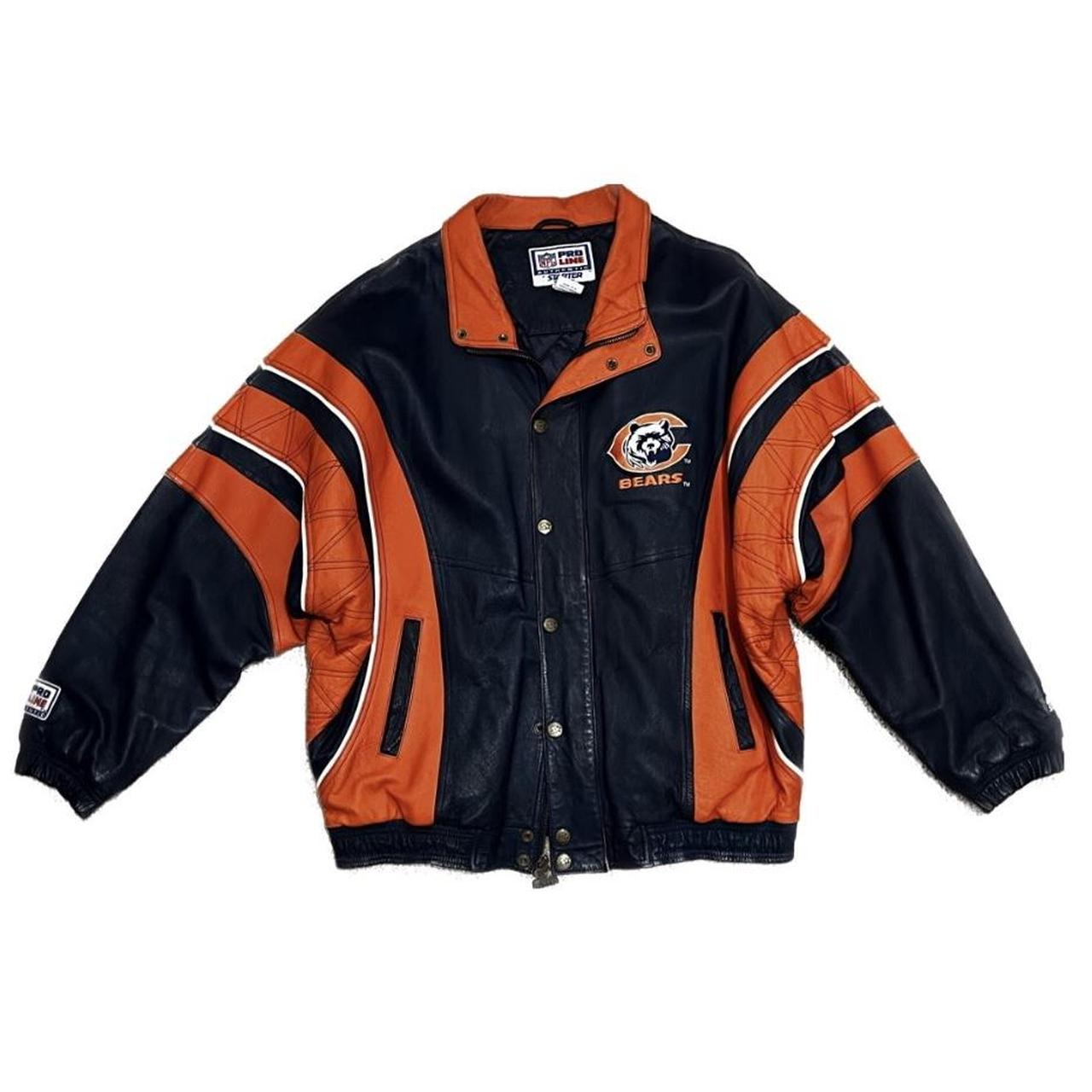 Amazing Vintage Starter Chicago Bears Varsity Jacket - Depop