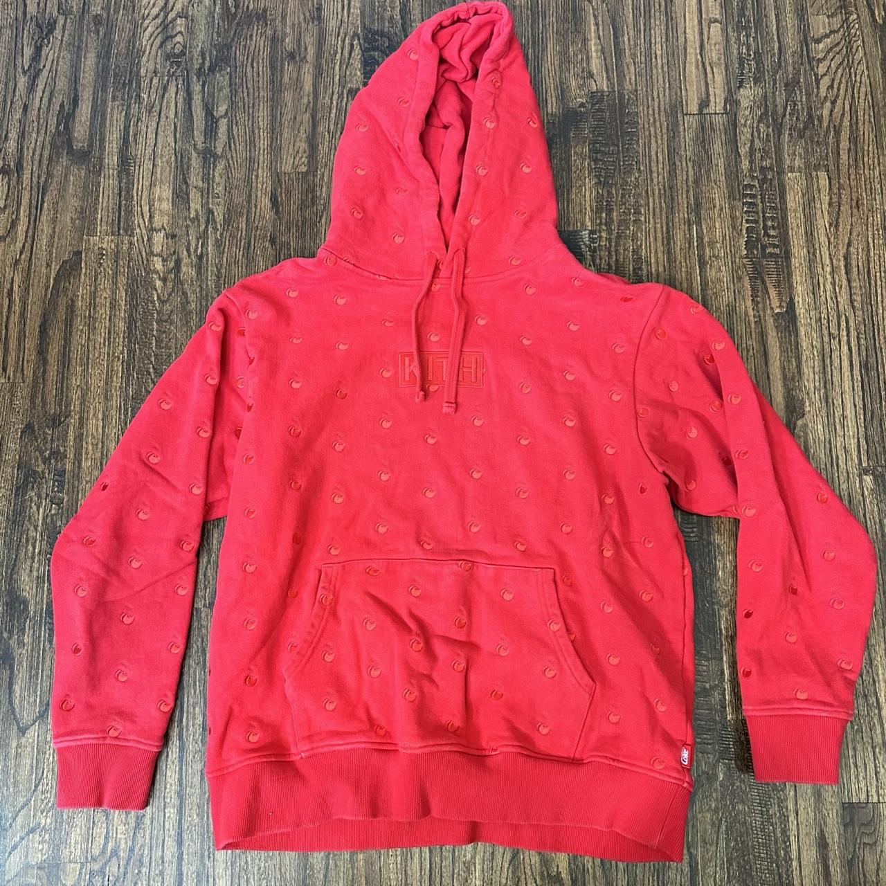 Kith Coca Cola Red Cherry Coke Box Logo Hoodie Depop