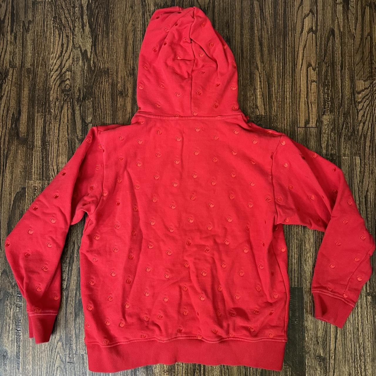 Kith red online hoodie