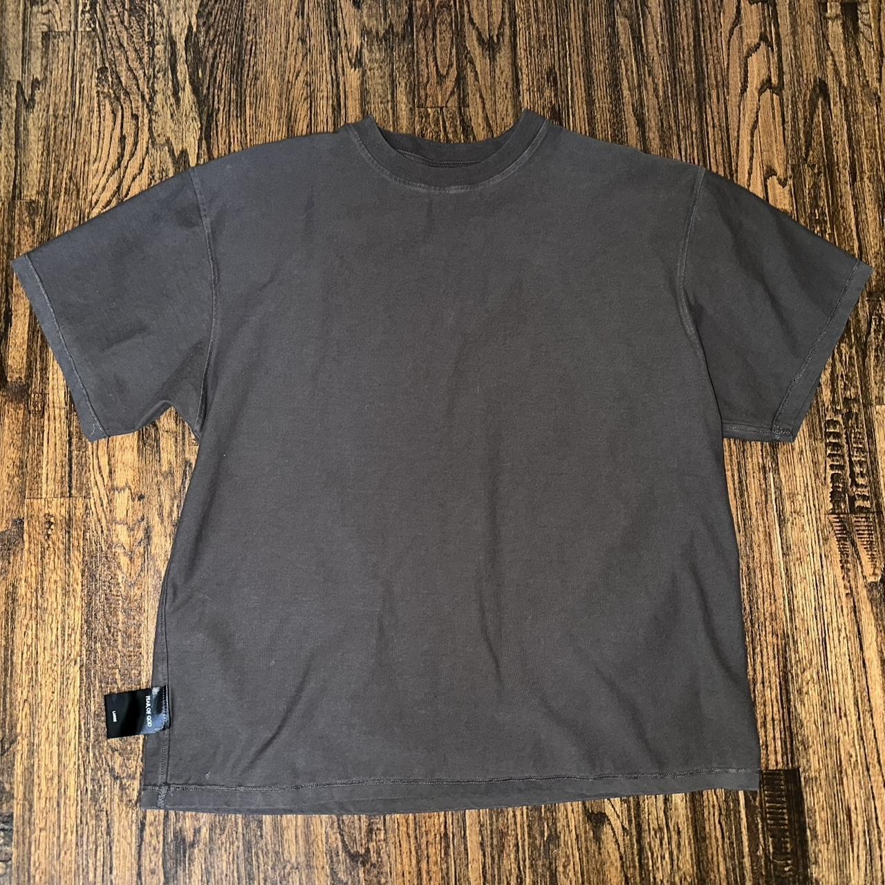 Fear of God T-Shirt Black Gray Inside Out Fourth... - Depop