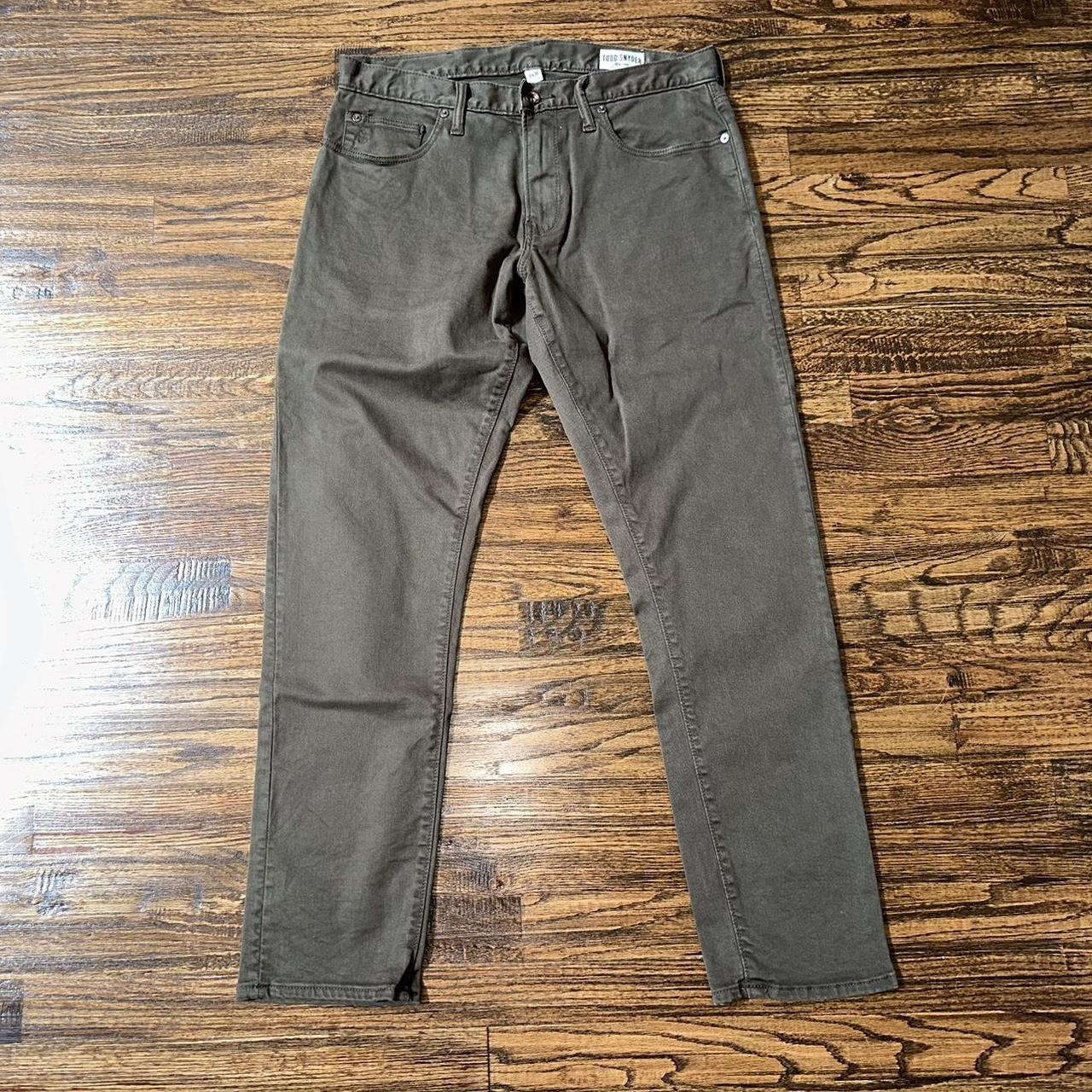 TODD SNYDER NYC shops SLIM FIT CHARCOAL DENIM JEANS