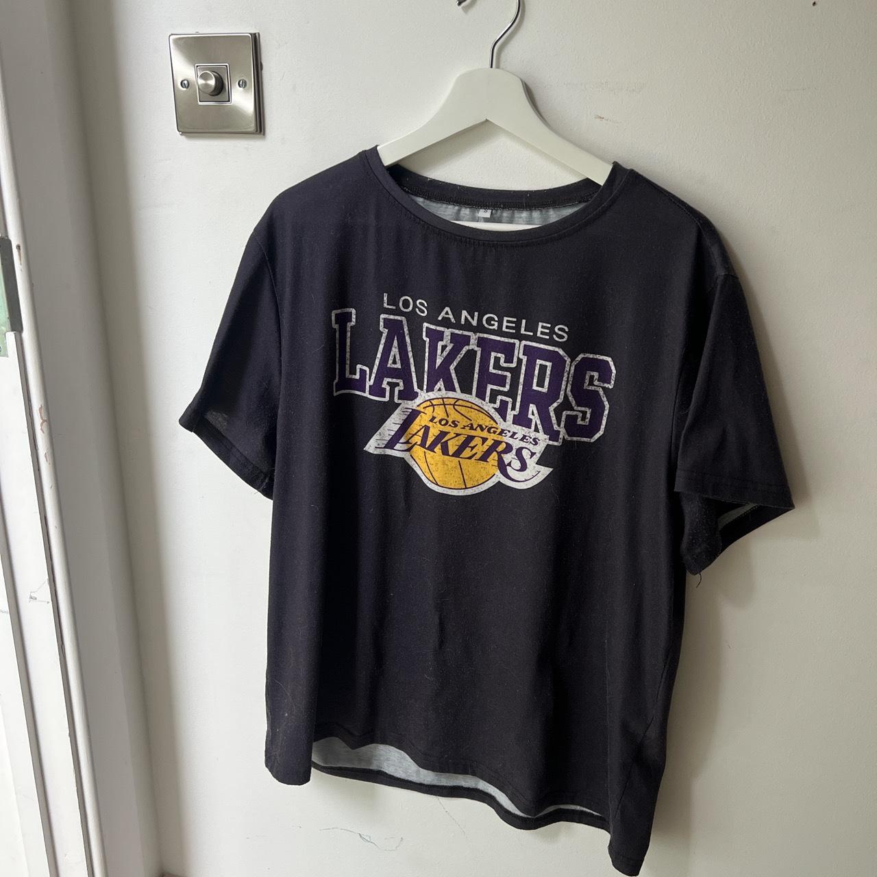 LA Lakers Basketball Graphic Black T-Shirt