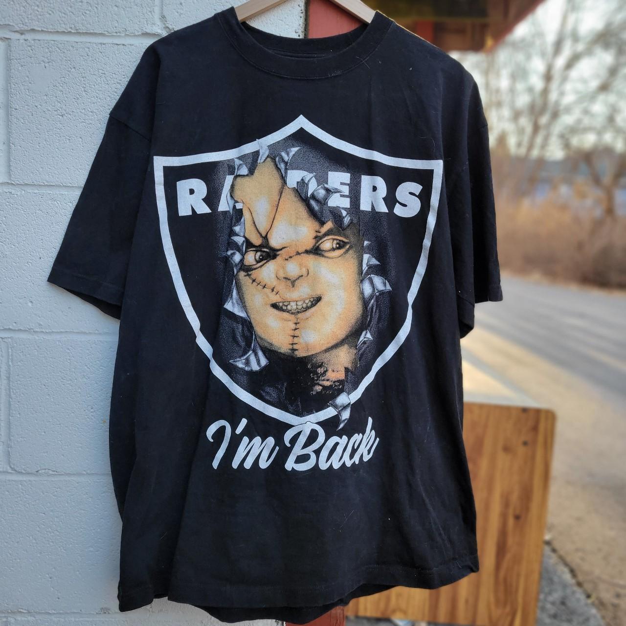 vintage 90s las vegas raiders chucky football - Depop