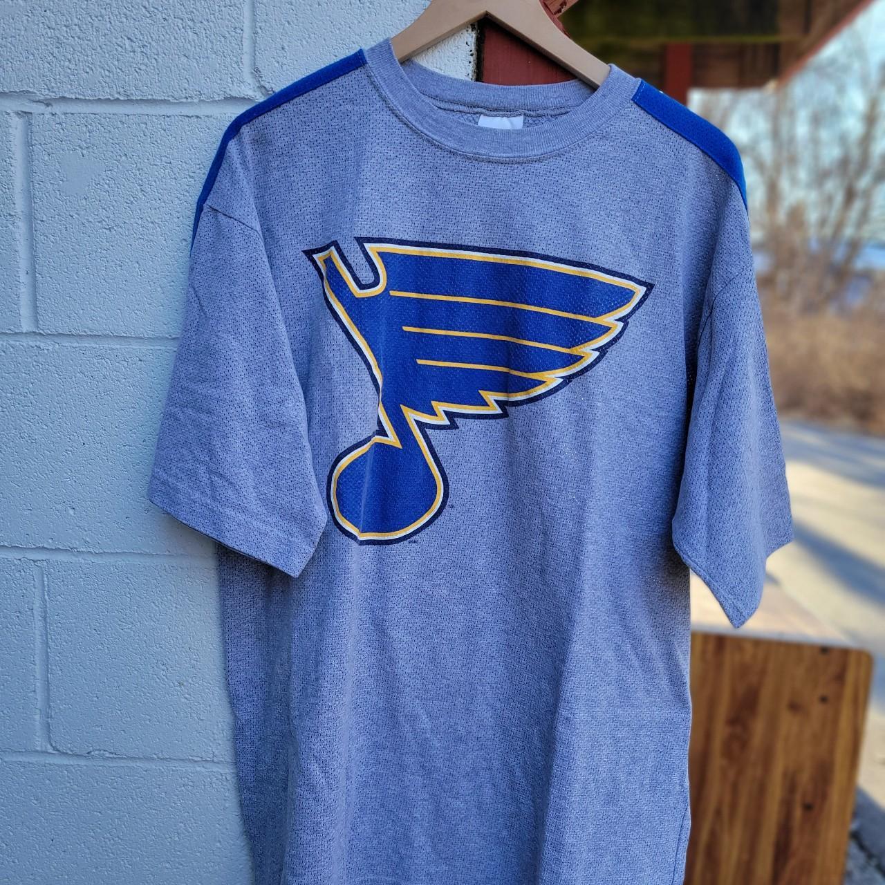 Vintage St Louis blues hockey sweatshirt. NHL St - Depop