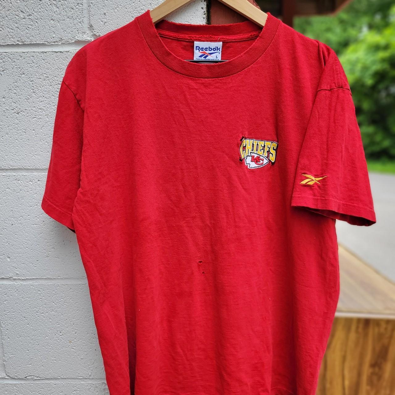 Vintage Thrashed Kansas City Chiefs NFL Single Stitch T-Shirt 