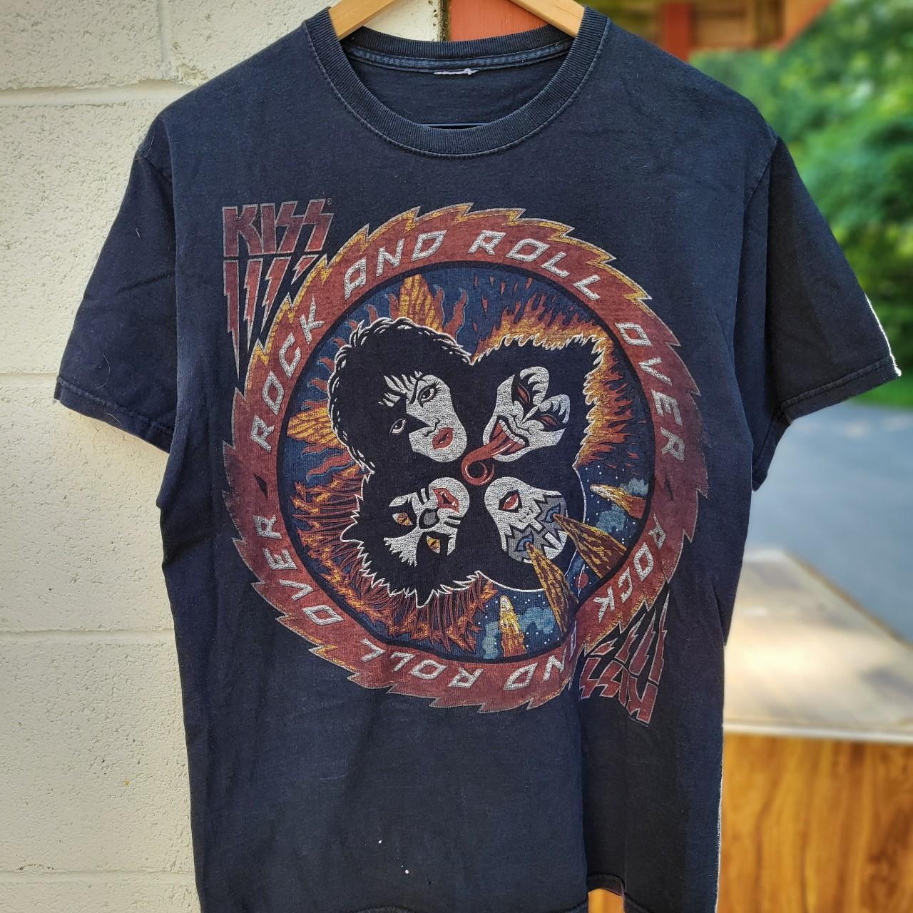 Y2k kiss band tee. Double-sided Kiss 2007 rock metal... - Depop