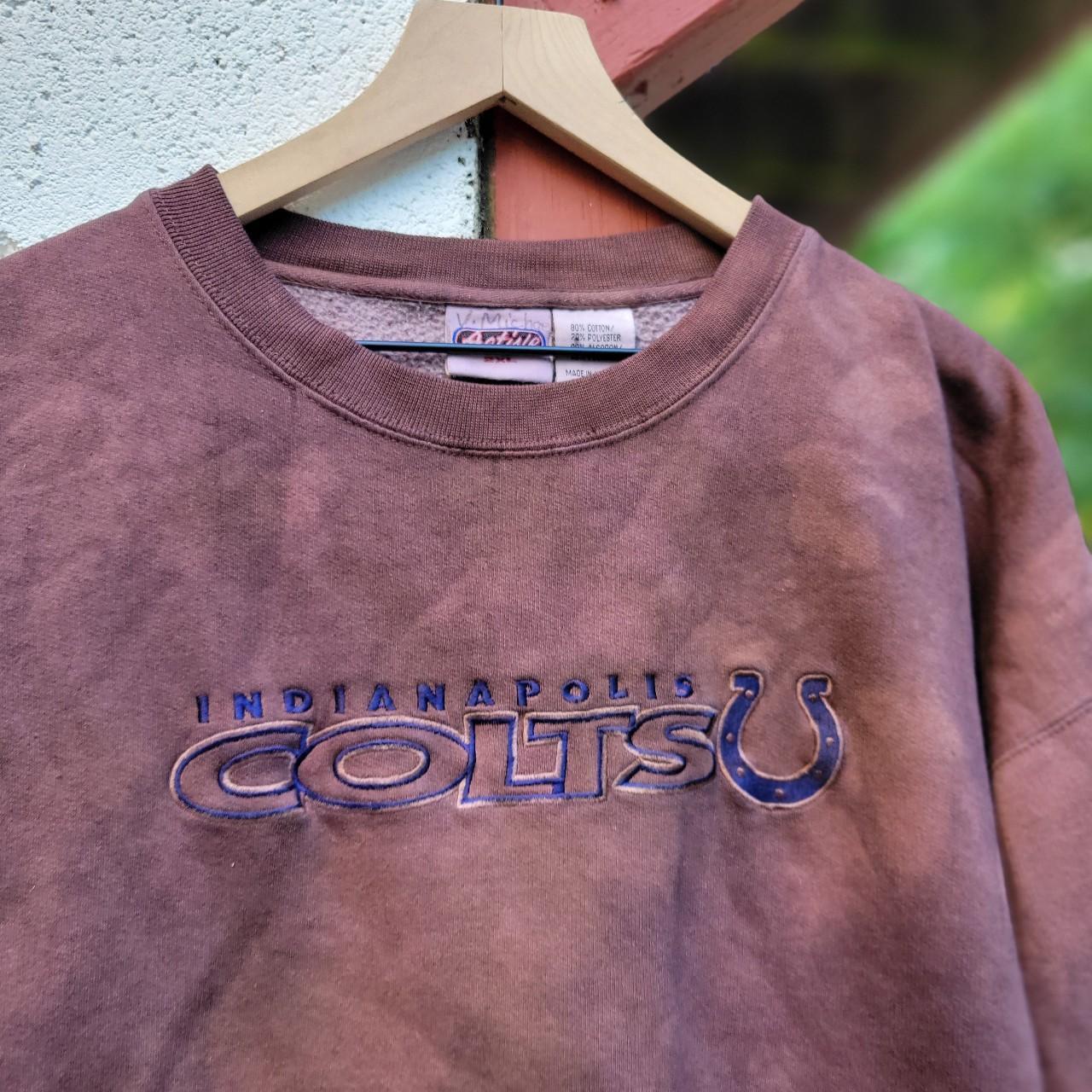 Vintage 90's Indianapolis Colts Crewneck Sweater - Depop