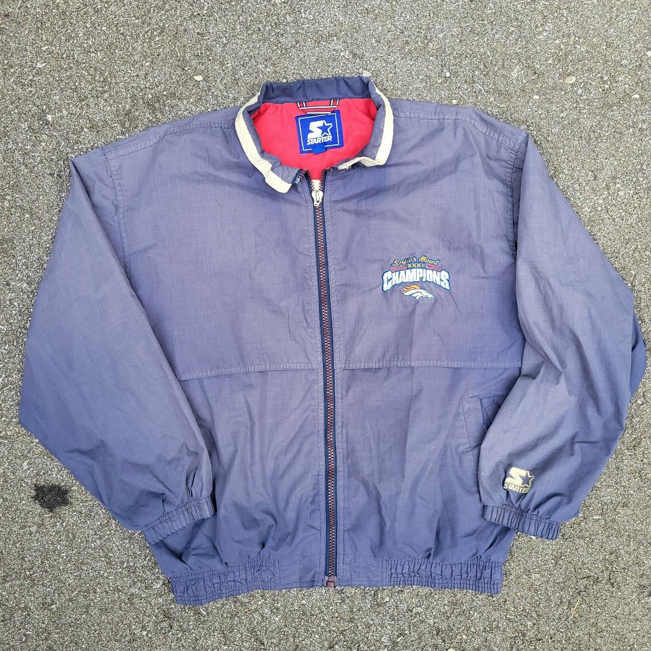 Vintage 90s Denver Broncos Starter bomber jacket - Depop