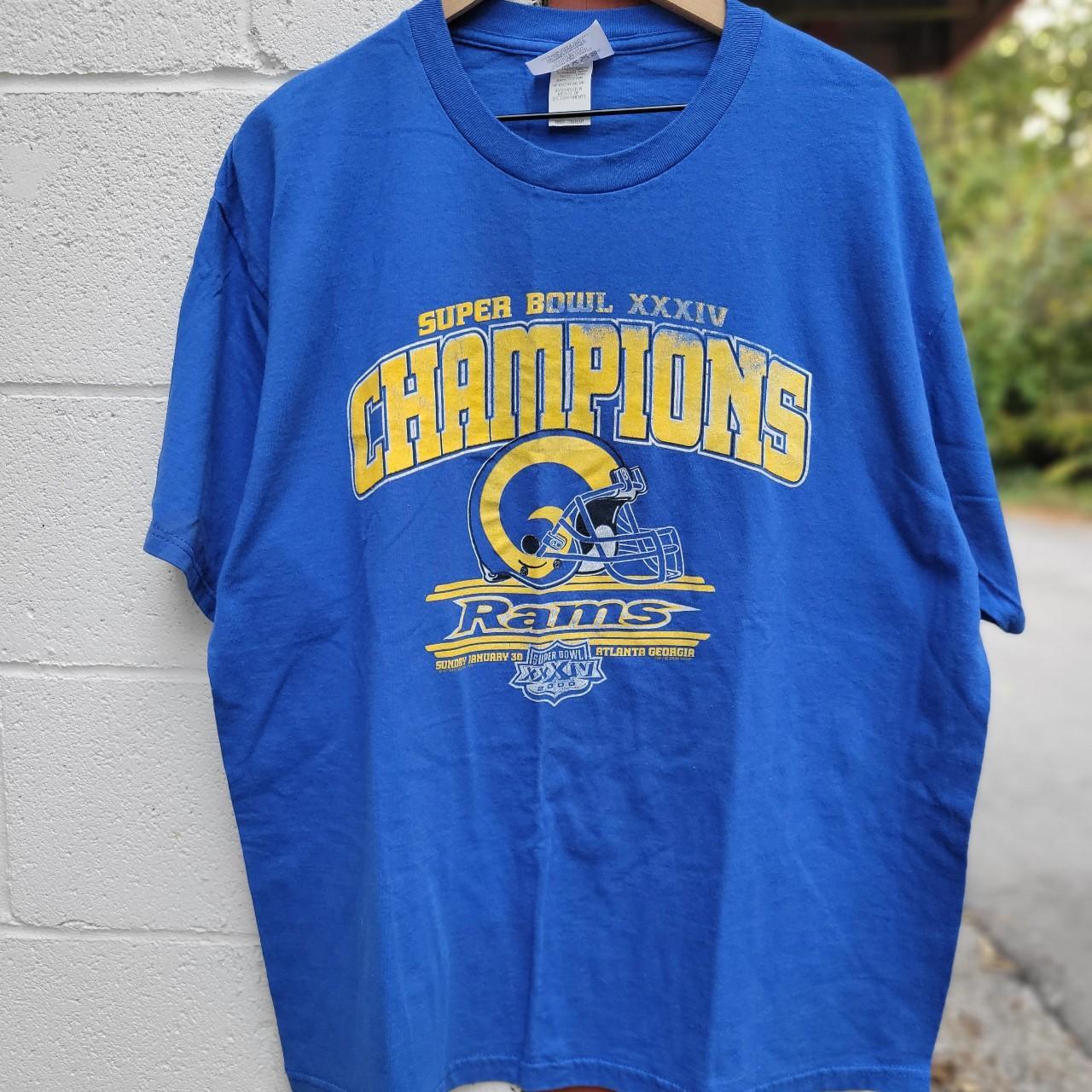 Vintage 90s Distressed NFL ST. Louis Rams Sweatshirt Rams 