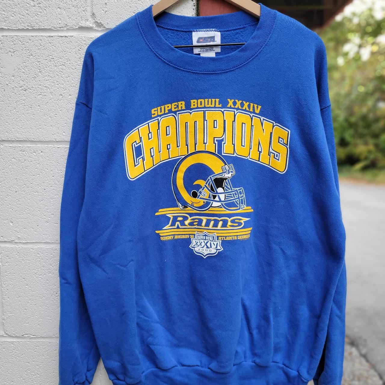 Los Angeles Rams Super Bowl Xxxiv Champions shirt, hoodie, sweater, long  sleeve and tank top
