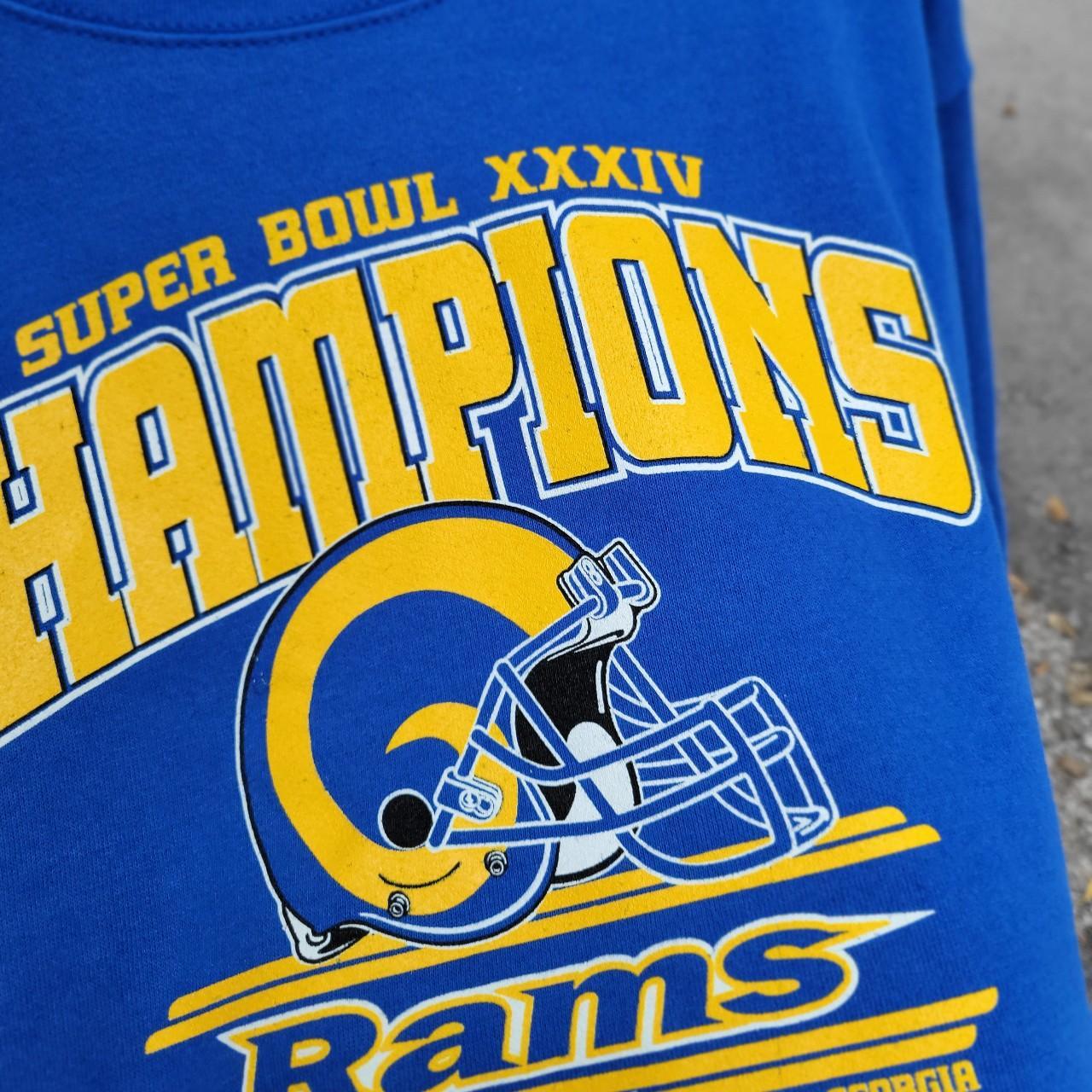 Vintage 2000 Rams NFC Champions Super Bowl XXXIV Sweatshirt 