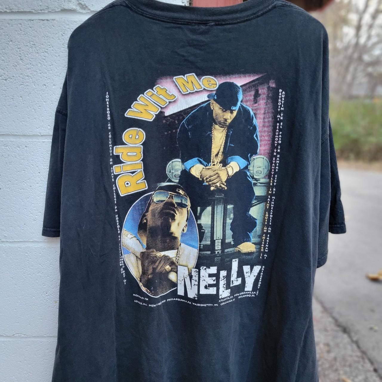Vintage 90s Nelly Rap tee. Double sided y2k Nelly...