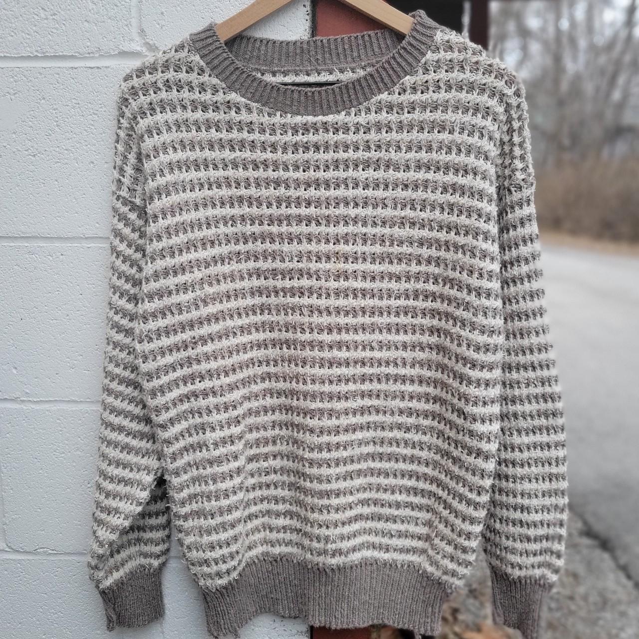 Vintage 90s Earth Tone knit sweater. Rare 90s Knit... - Depop