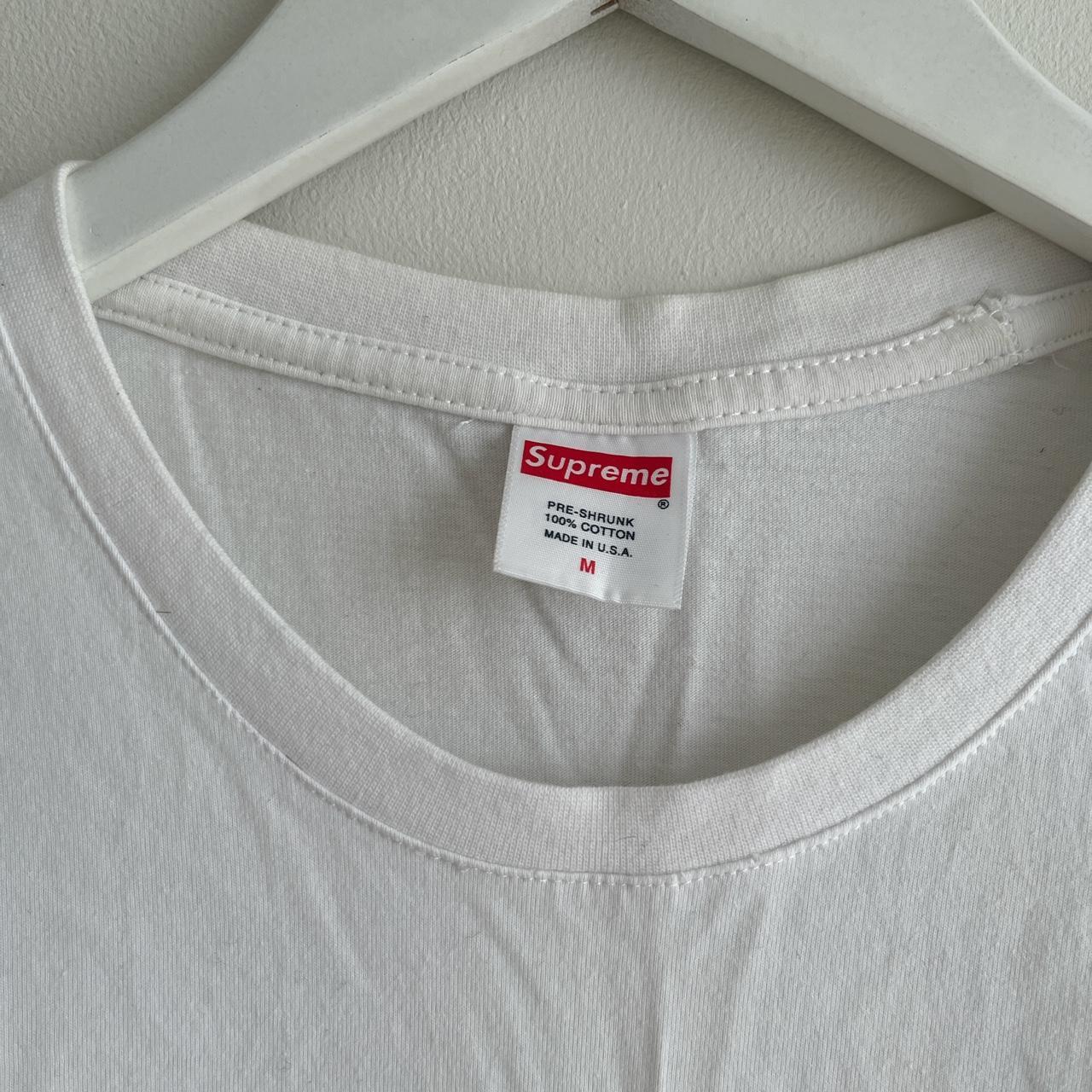 Supreme white t shirt. Size Medium. “SUPREME... - Depop