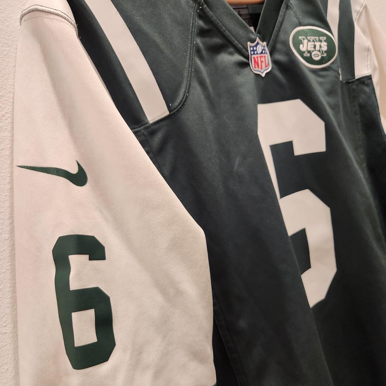 New York Jets Mark Sanchez Authentic Jersey #6 50th - Depop