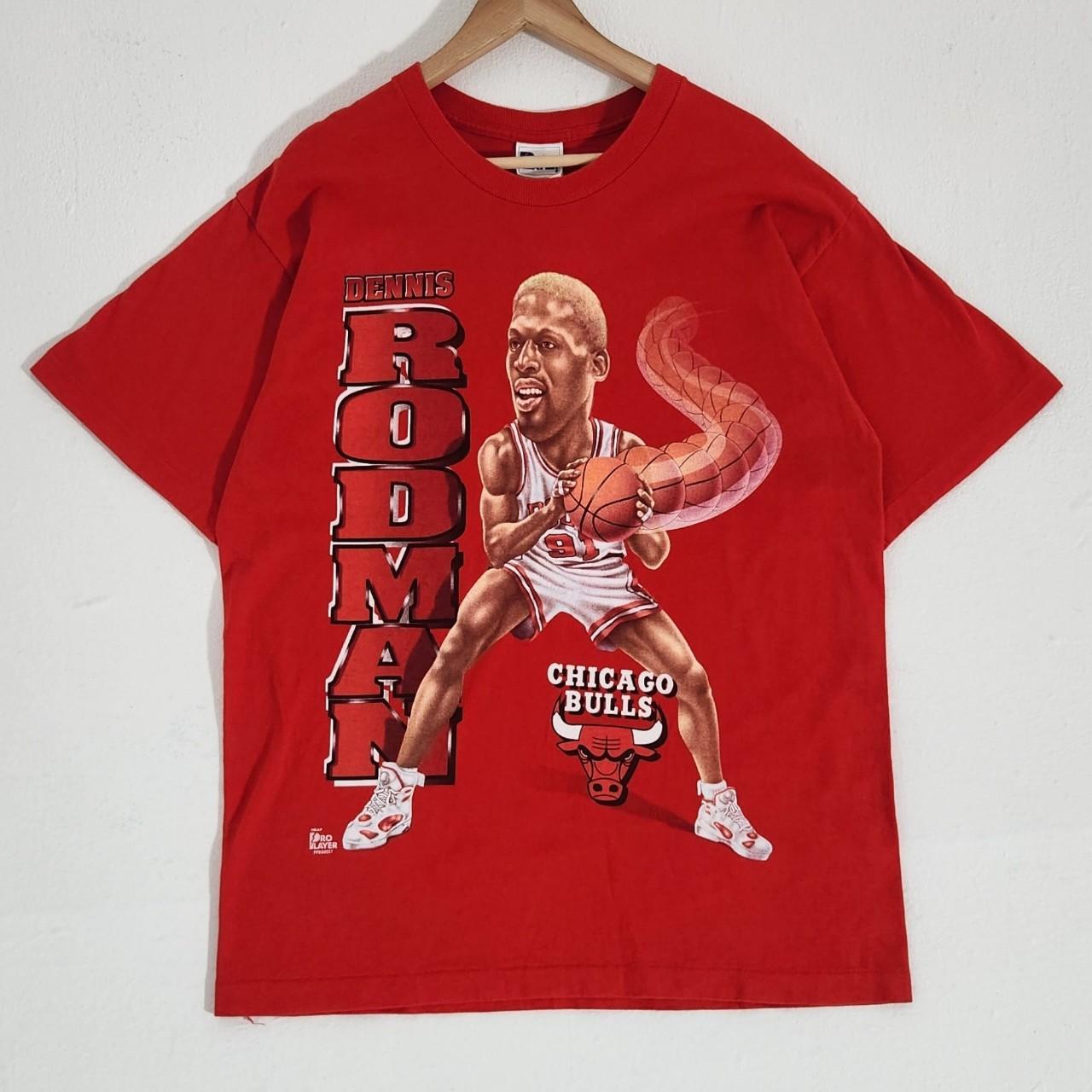 CHICAGO BULLS DENNIS RODMAN PRO PLAYER vintage 90s...