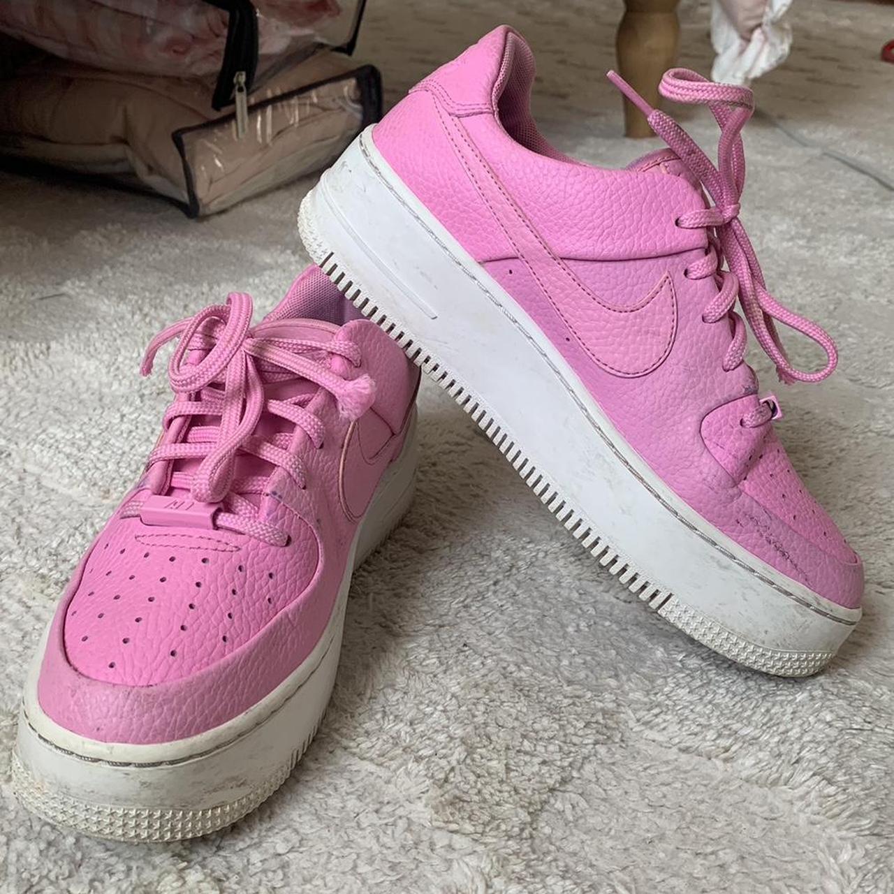 Nike Wmns Air Force Sage Low 'Psychic Pink' Depop