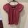 Epic threads women's pink and red blouse