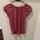Epic threads women's pink and red blouse