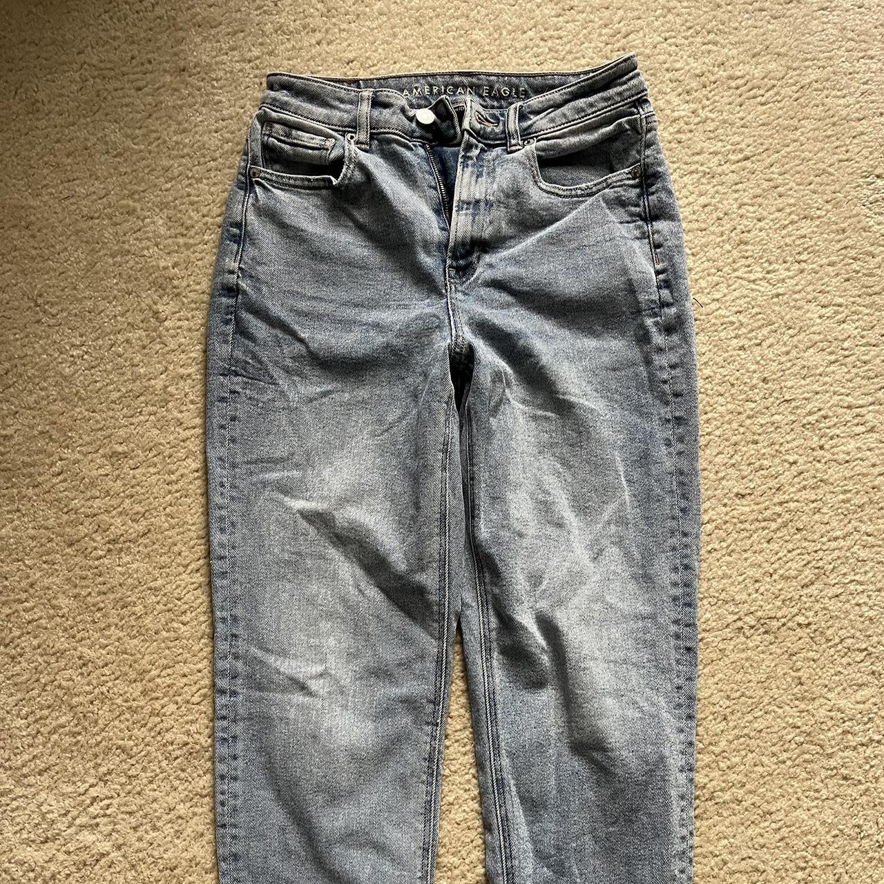 American Eagle mom jeans size 2. Perfect condition.... - Depop