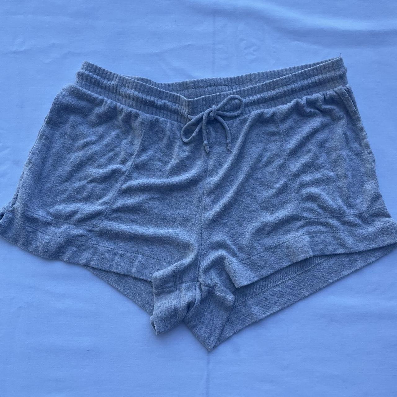basic grey pj shorts ₊ size large ₊ super comfy... - Depop