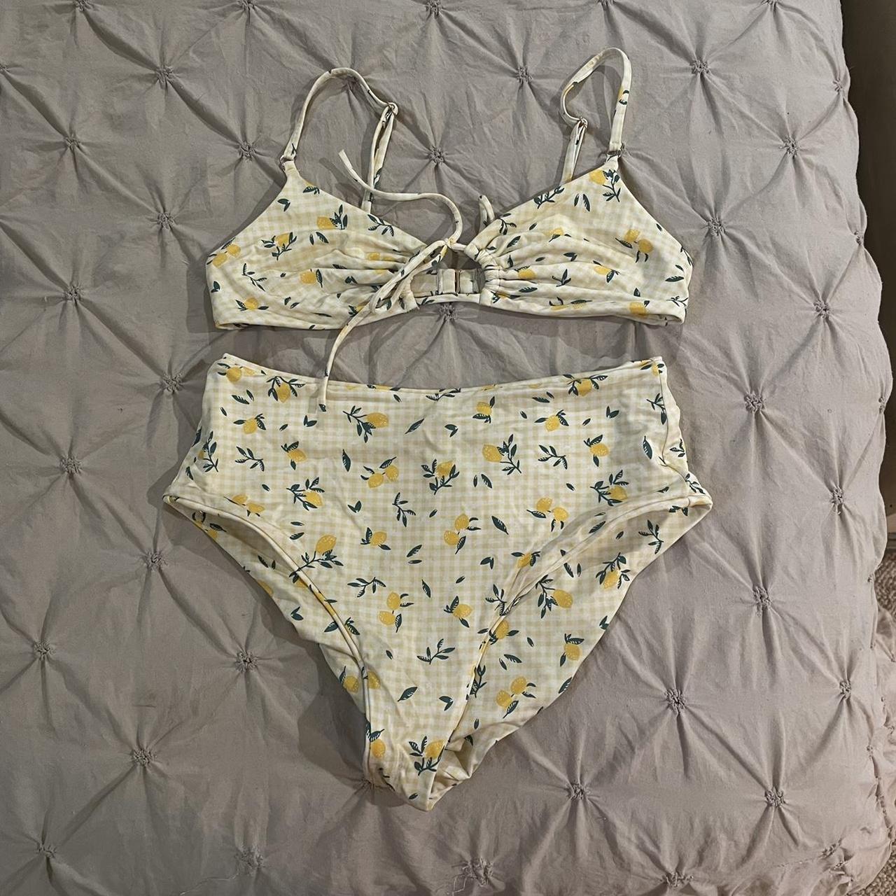 Acacia Swimwear Women's Yellow Swimsuit-one-piece | Depop