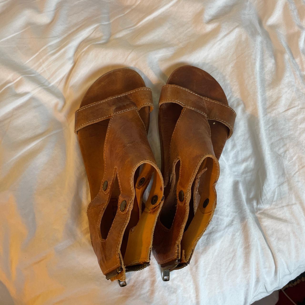 Bed Stu Leather Sandals Size 6 Really comfortable... - Depop