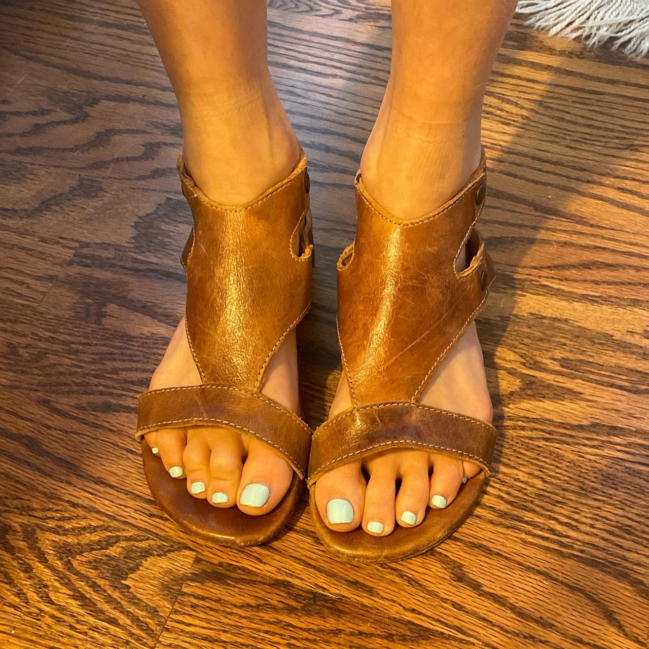 Bed Stu Leather Sandals Size 6 Really comfortable... - Depop