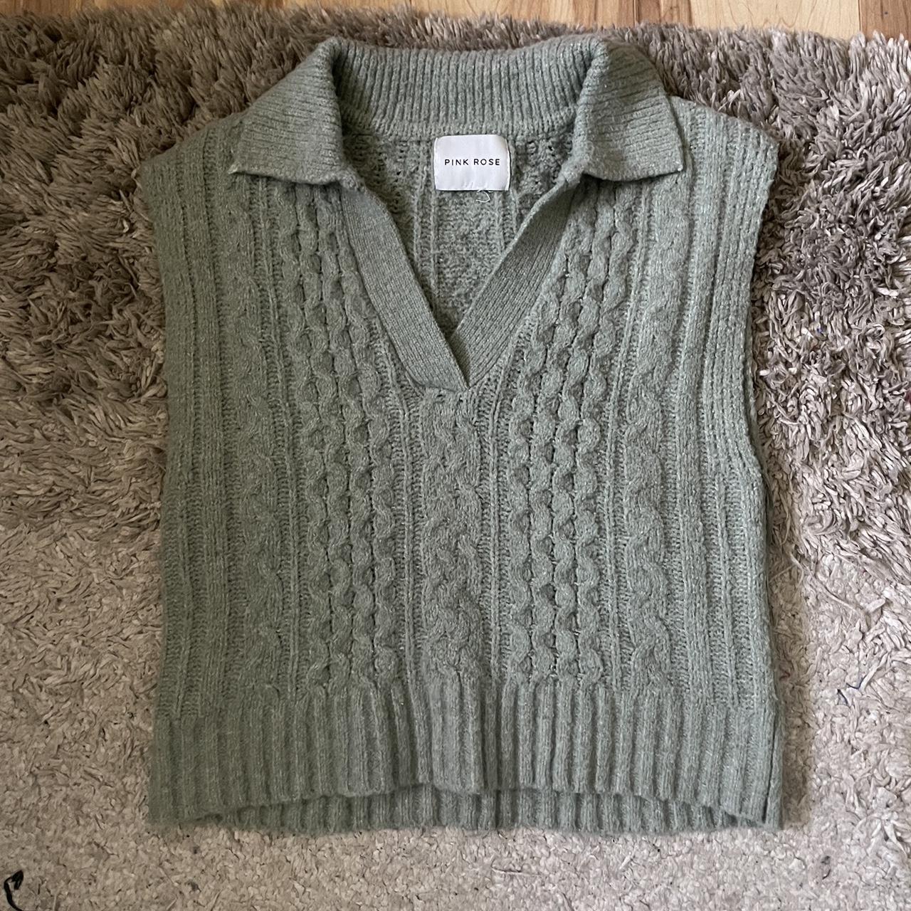 Urban Outfitters Women's Green Gilet