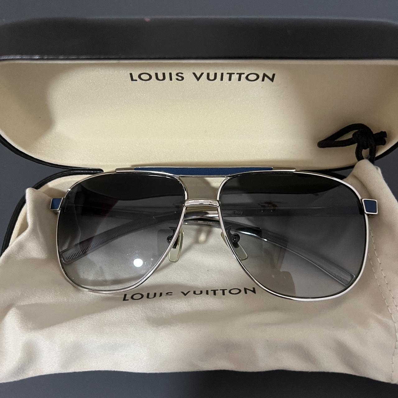 Louis Vuitton 2012 Attitude Pilote Sunglasses - Silver Sunglasses