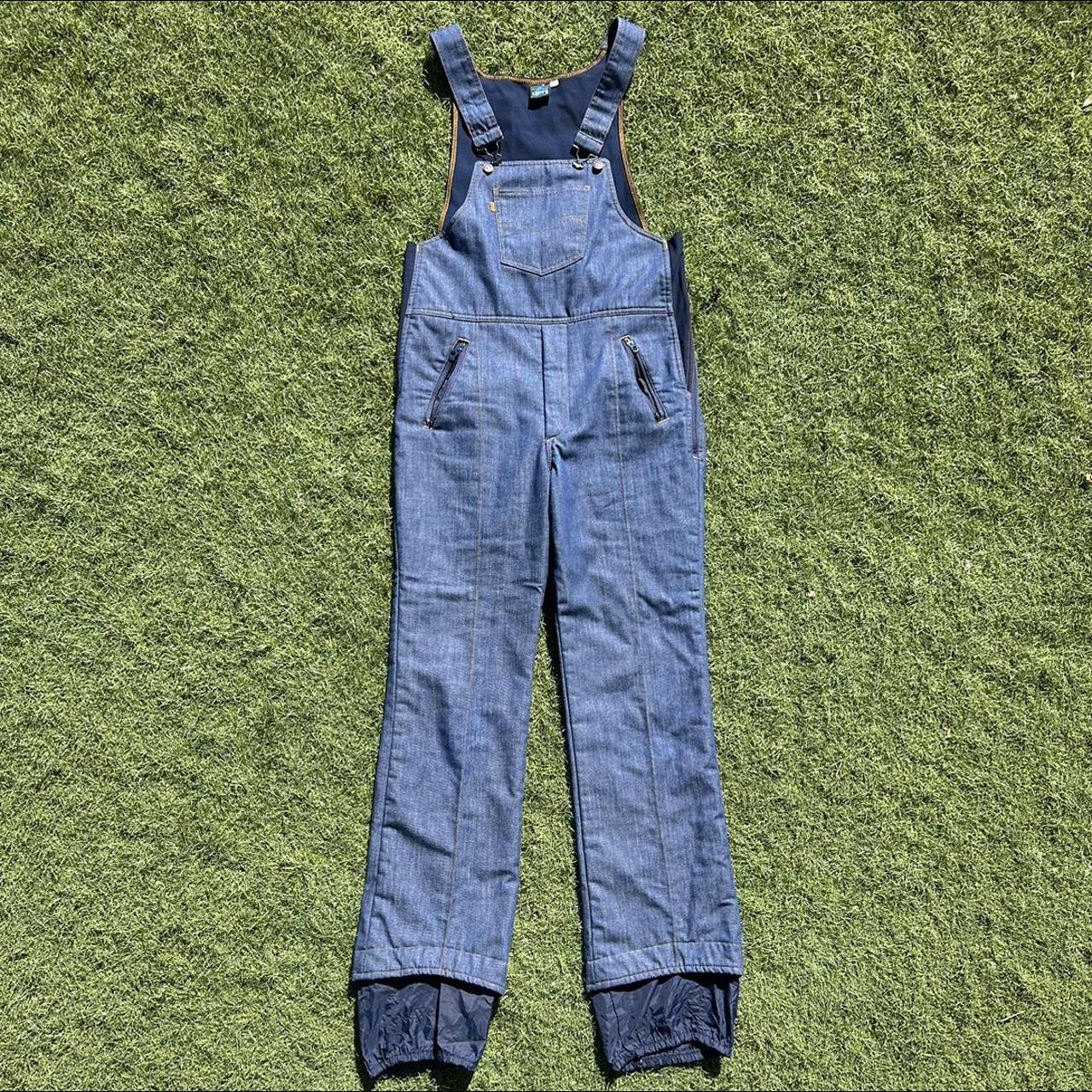 item: Vintage 70s Orange Tab Ski Levi’s Overalls...