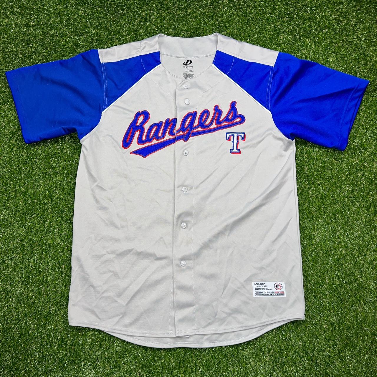 Texas Rangers Baseball Jersey Size Medium Great - Depop