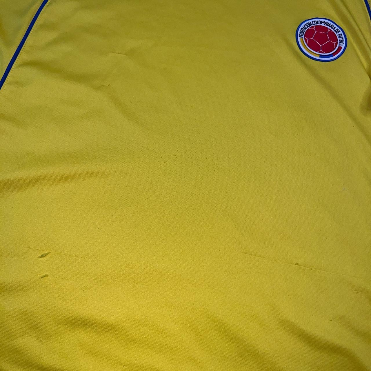 Lotto Men's Yellow and Blue Shirt (3)